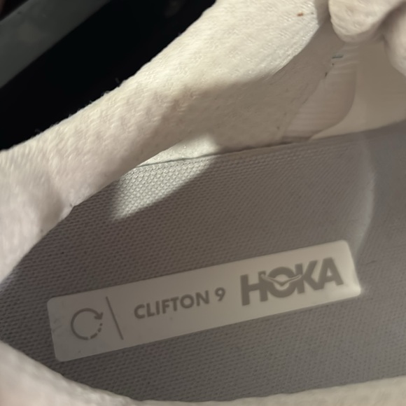 Brand New -Never worn white HOKA Clifton - Picture 3 of 4
